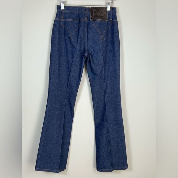 Dolce & Gabanna Straight Flare Jeans Retro Western 70s Y2K Size 26 low rise - Picture 8 of 14